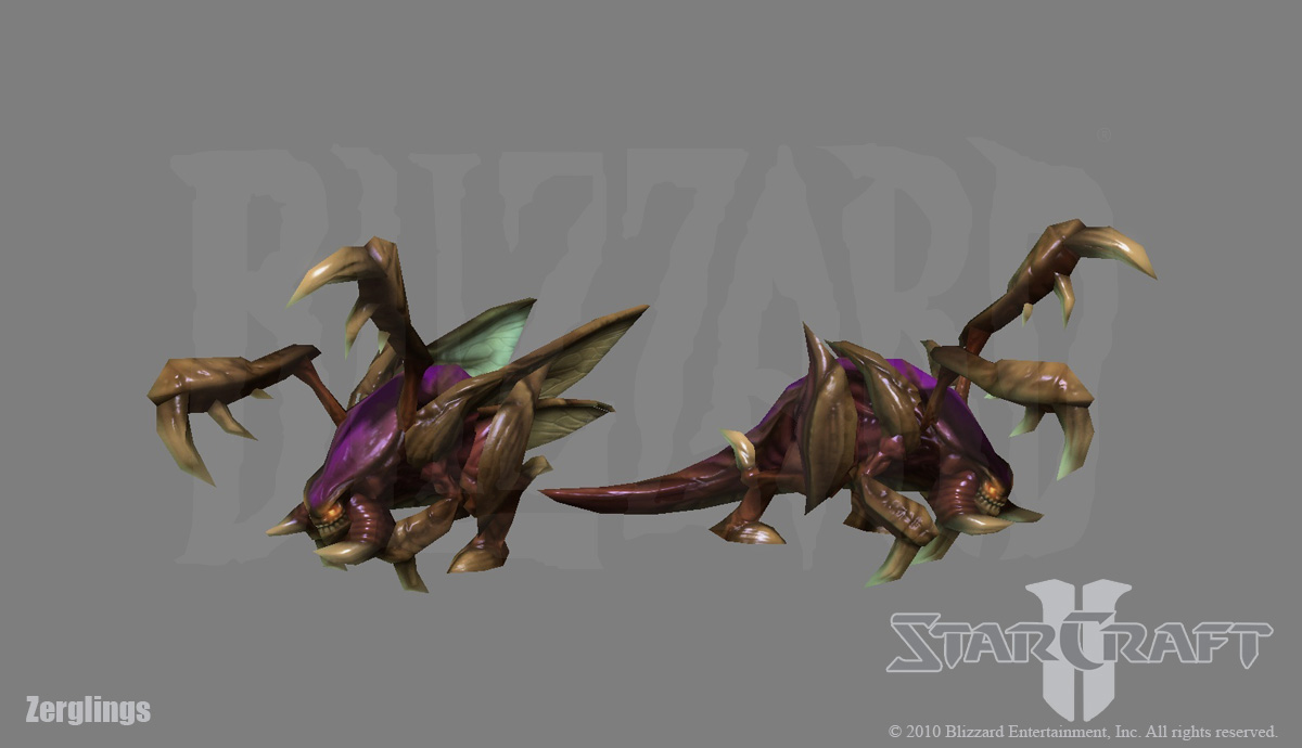 Starcraft 2: Zerglings by PhillGonzo