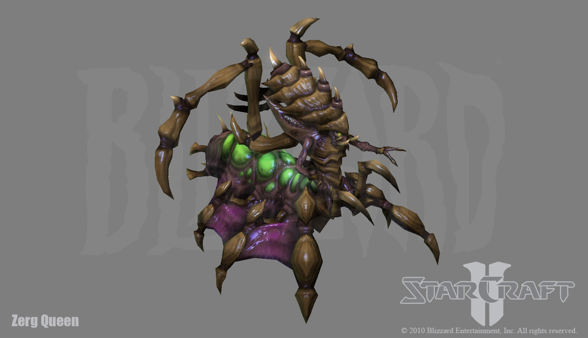 Starcraft 2: Zerg Queen by PhillGonzo