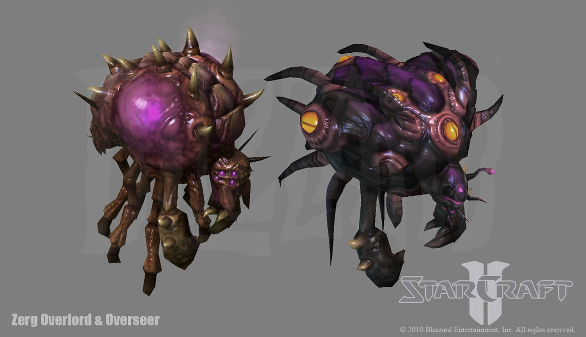 Starcraft 2: Zerg Overlord by PhillGonzo
