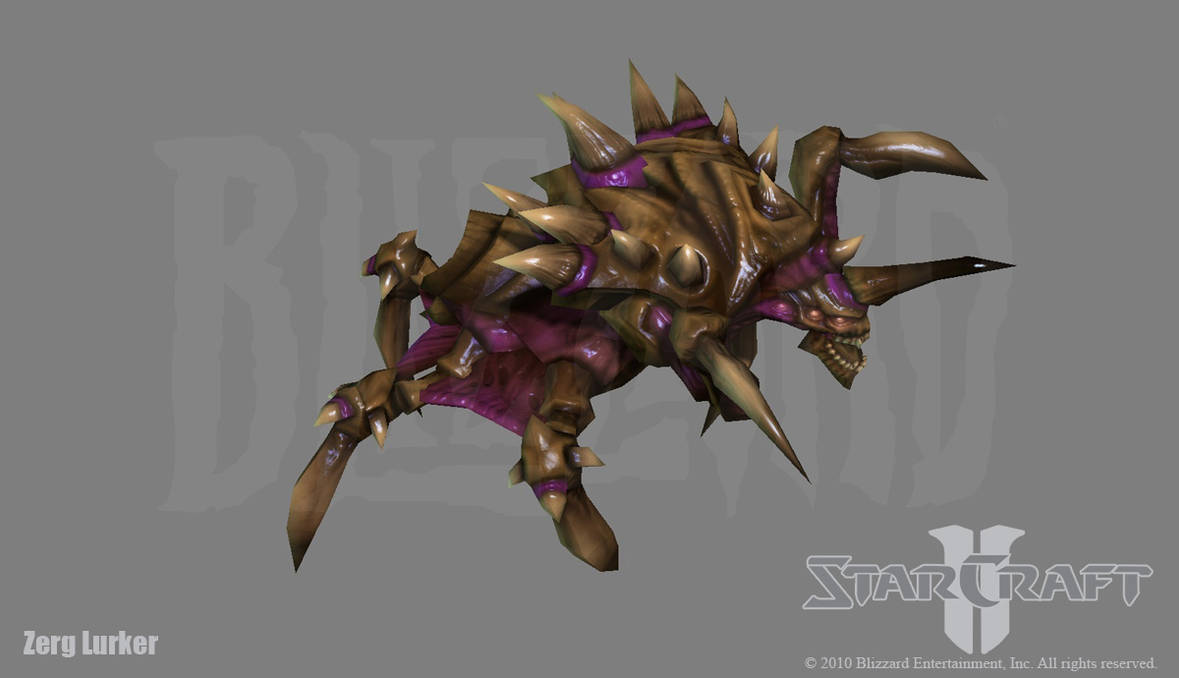 Starcraft 2: Zerg Lurker by PhillGonzo