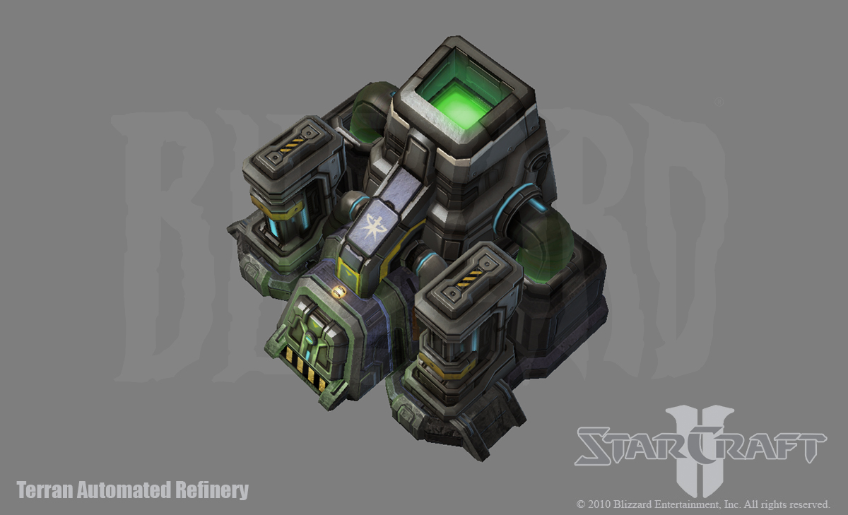 SC2: Terran Automated Refinery by Boarguts on DeviantArt