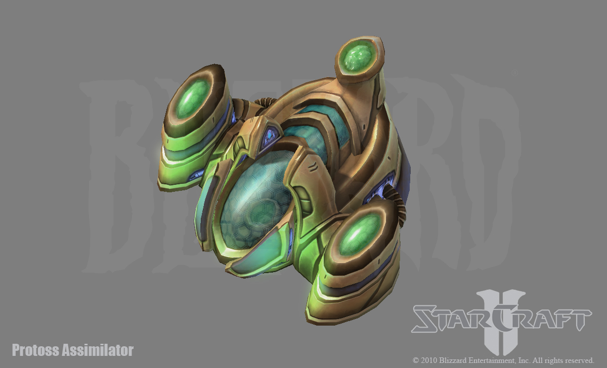 SC2: Protoss Assimilator by Boarguts on DeviantArt