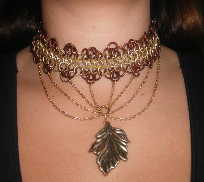 Gold Leaf necklace