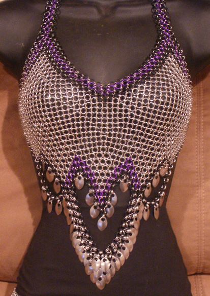 Indigo Scales Bellydance Top