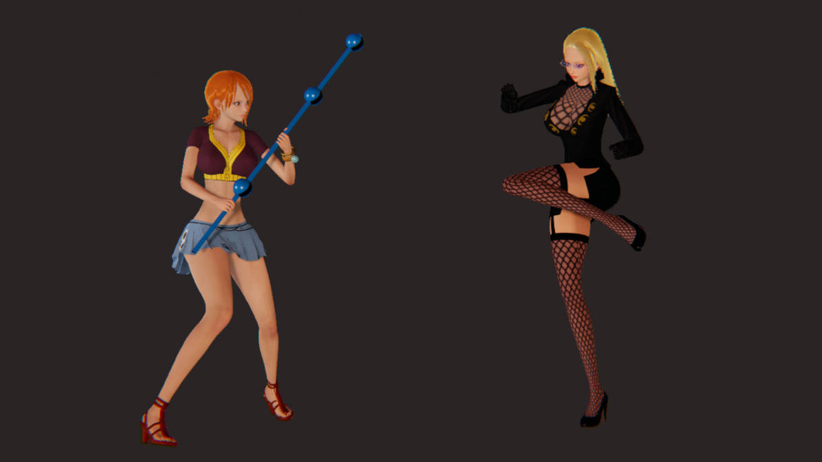 Nami vs Kalifa - one piece 1 by Wanerehs2fr on DeviantArt