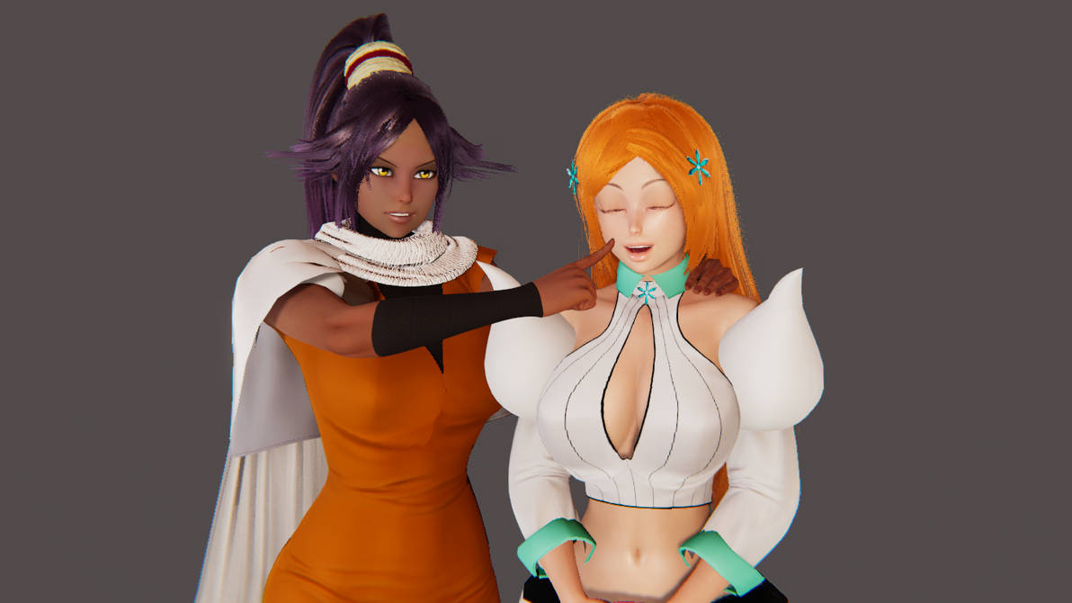 Yoruichi Shihouin And Orihime Inoue2 By WanereART On DeviantArt yoruichi-shihouin-and-orihime-inoue2-by-wanereart-on-deviantart