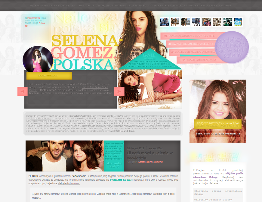 Selena-Gomez.pl Design 5