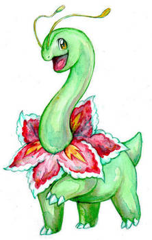 Watercolored Meganium