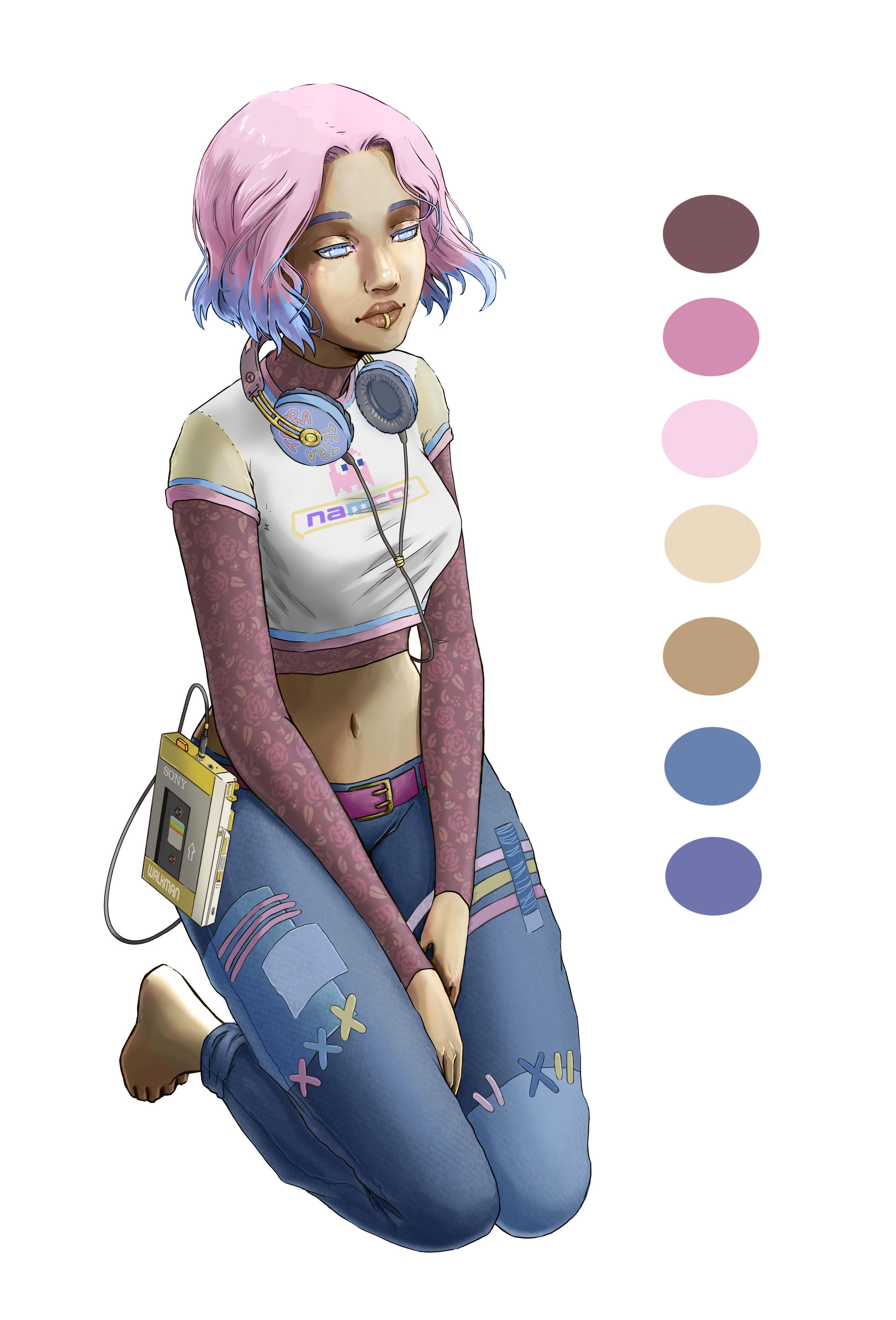 Color Character Design Test Character Design Test by CaptainLaika on DeviantArt