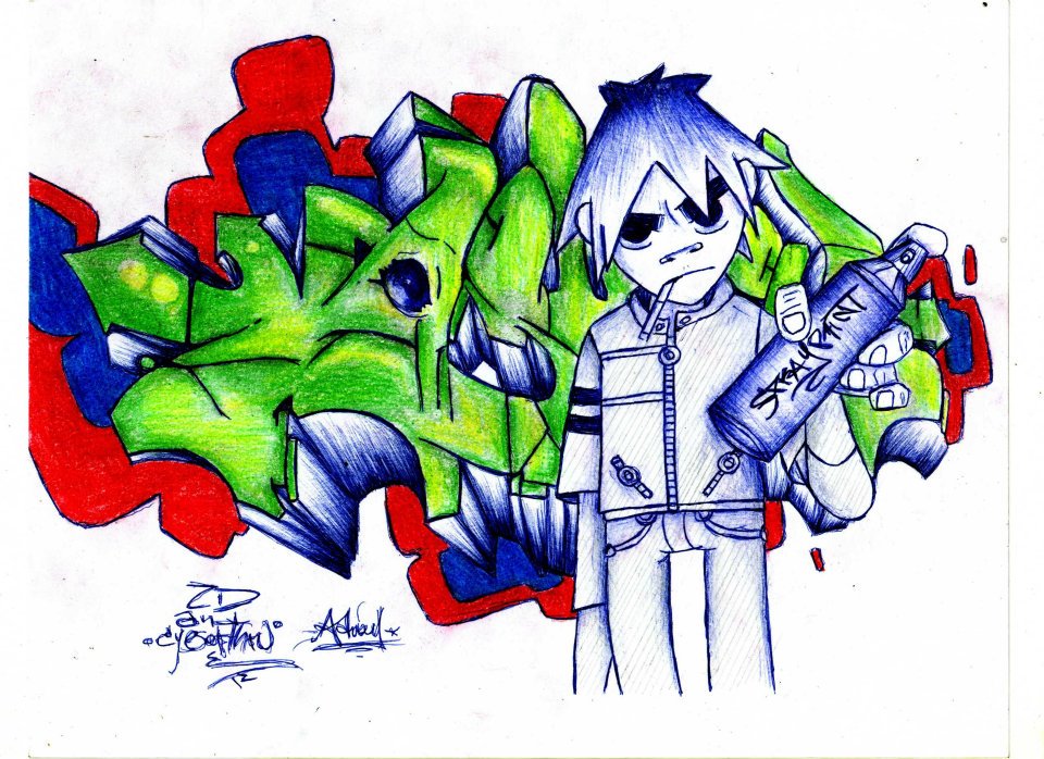 2-D Graffiti