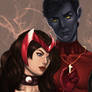 Scarlet Witch and Nightcrawler