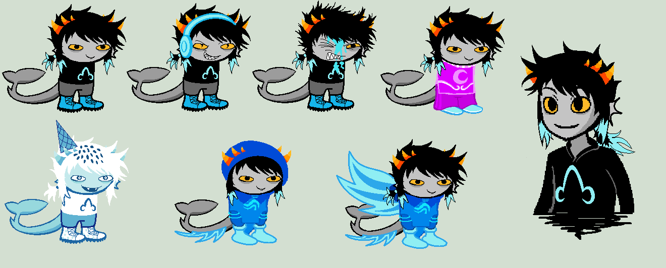 Shaiko Sprites for DarkSkyBlue by SplitMaw on DeviantArt