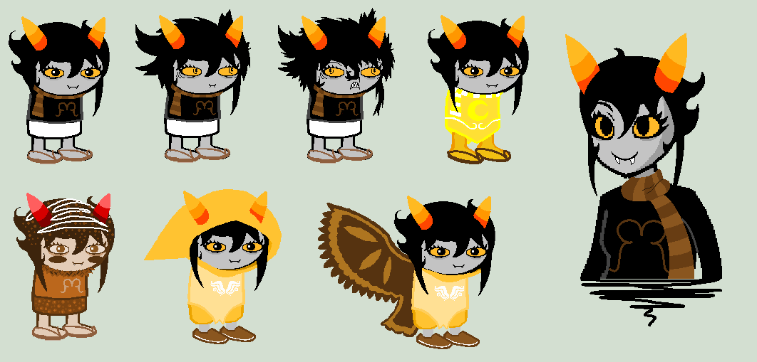 Strigi Sprites by SavannaEGoth