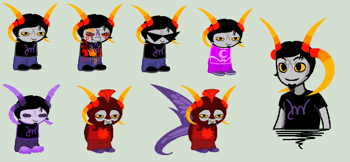Marduk Sprites by SavannaEGoth