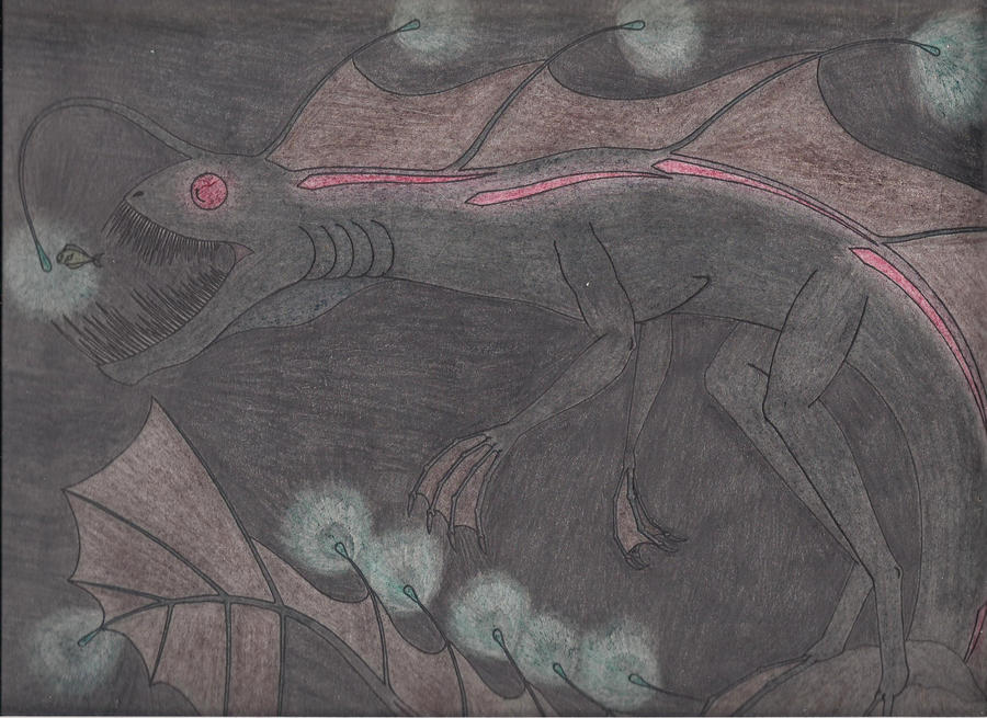 Creature Feature: Deep Sea Demon by Rubbish-Spud on DeviantArt