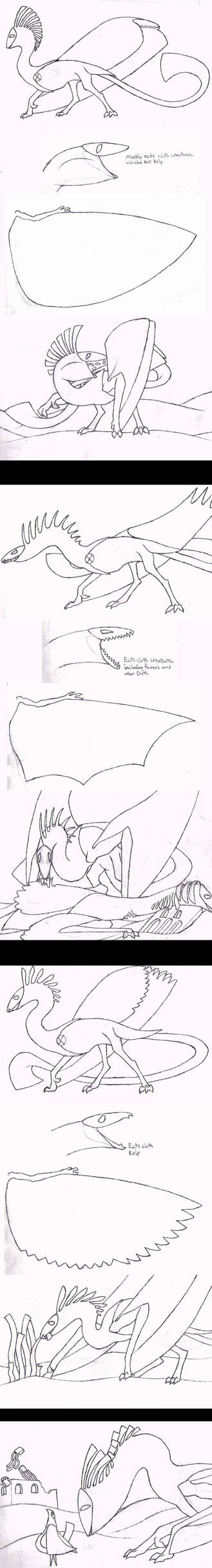 Sketchbook Page 168: Journey Dragons