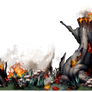 Burning Forest PNG