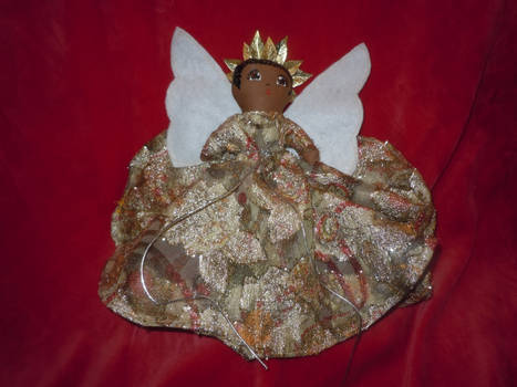 African American Tree Topper Angel