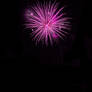 Think Pink Firework Background