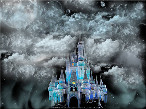 Castle in the Clouds Wallpaper