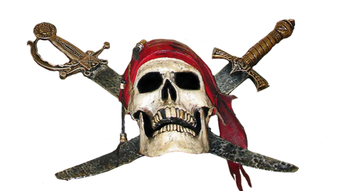 Pirate Skull and Daggers