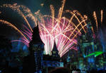 Fireworks Over Dark Castle IMG 1442 by WDWParksGal-Stock