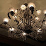 Haunted Mansion Cobwebbed Chandelier IMG 4985