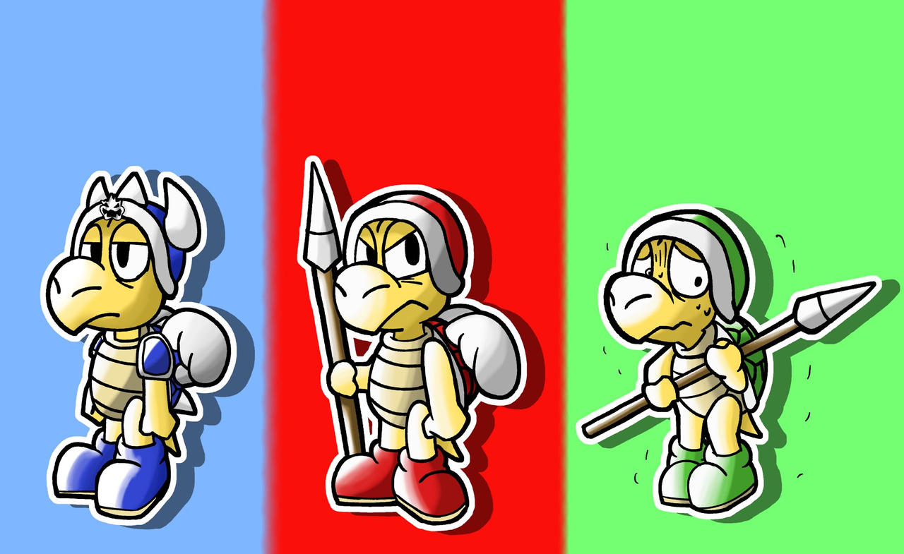 The Koopa Troopas by GoldhornDS on DeviantArt