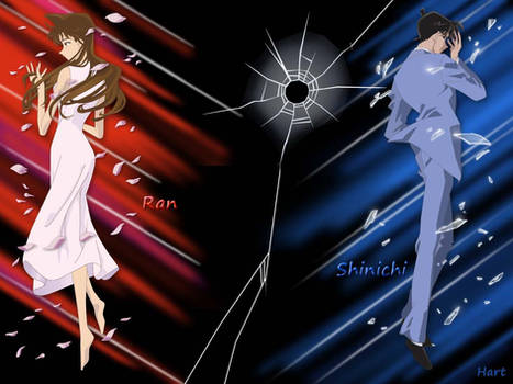 Ran and Shinichi wallpaper