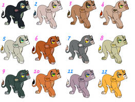 Cubs Adoptables 9 - CLOSED -