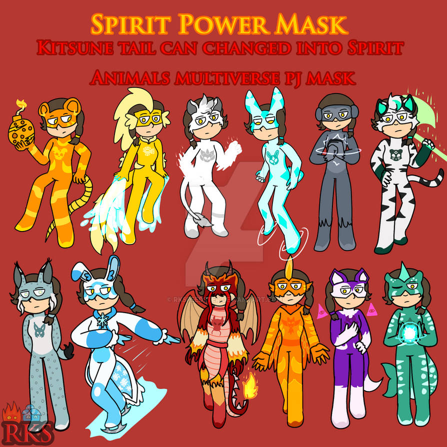 Kitsune Power Ranger Kitsune tail Ability(Spirit Power Mask) by RKspeedster on DeviantArt