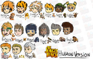 Doodle Work The Jungle Bunch Human Version