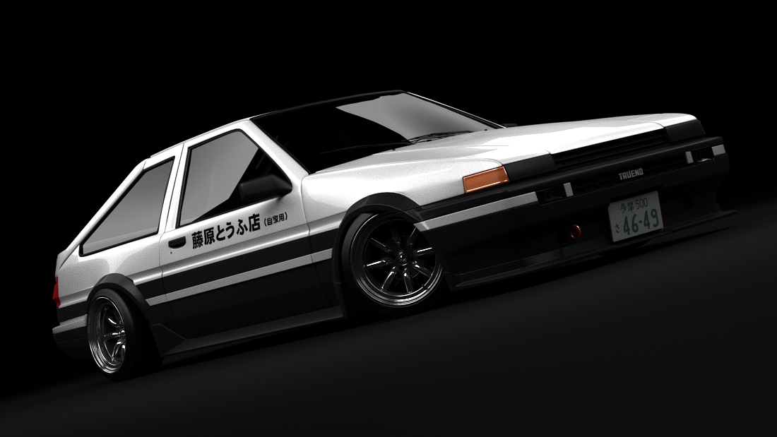 Toyota Trueno AE86 initial-D