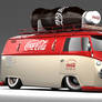 VW Type 2 Panel Coca Cola Van