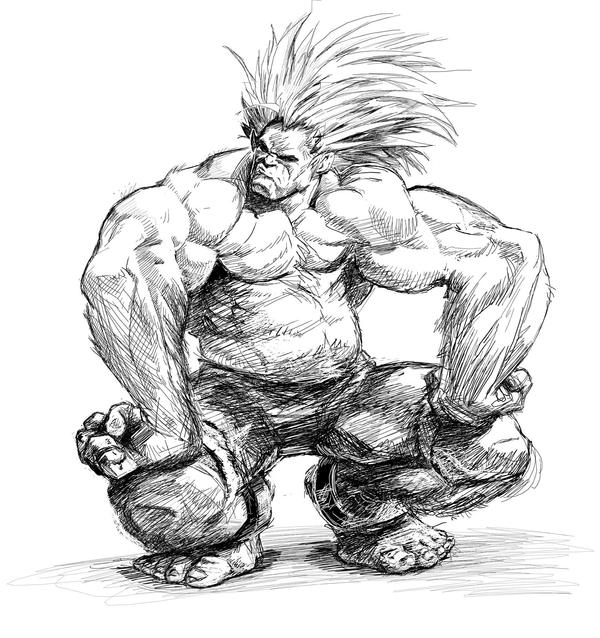 Blanka sittin'