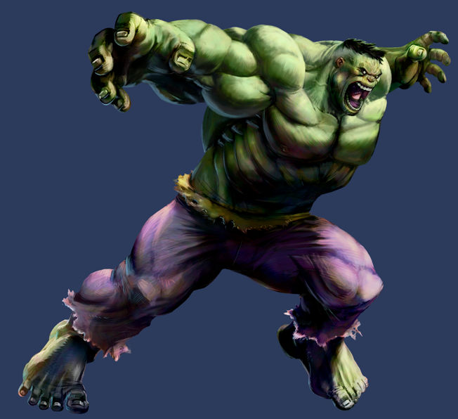 MvC2 Hulk by joverine on DeviantArt