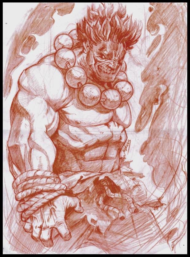 Oni Akuma SSF4 by rgm501 on DeviantArt