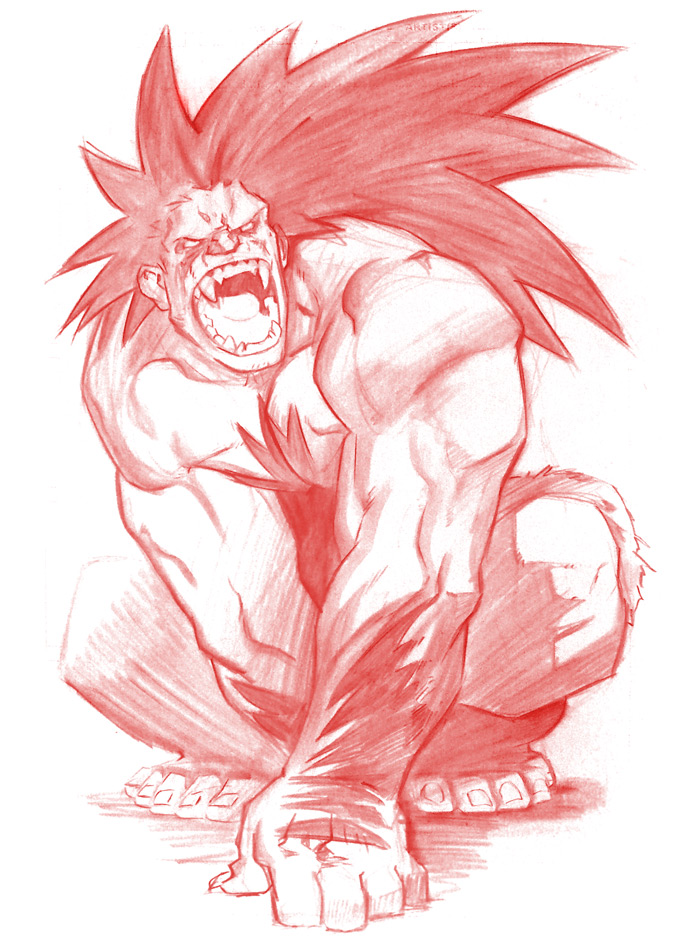 A-kon Blanka full size commish