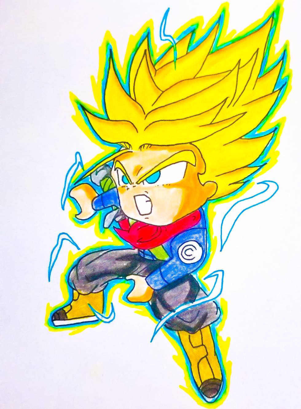 Saiyan of Hope! Super Saiyan Rage Future Trunks! by Elijah-Shells on ...