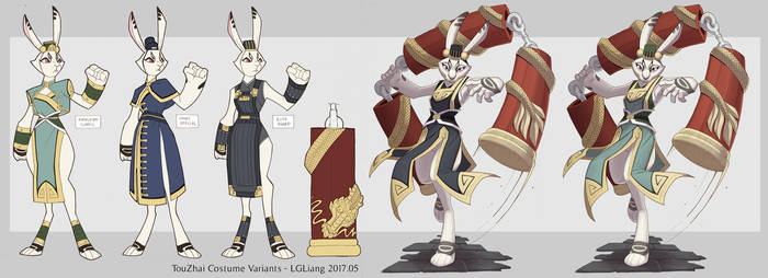 TouZhai's Costume variants