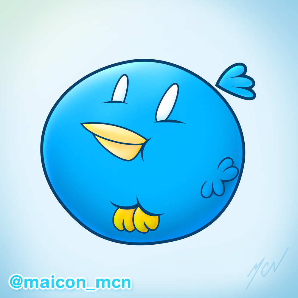 MCN - Twitter Bird Mascot