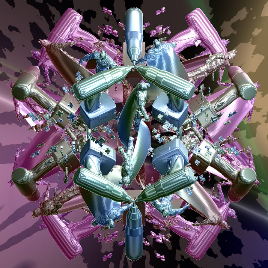 3D inverse Batman by blenqui on DeviantArt