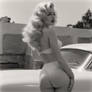 Marilyn Monroe long haired with booty
