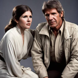 Carrie Fisher And Harrison Ford 2