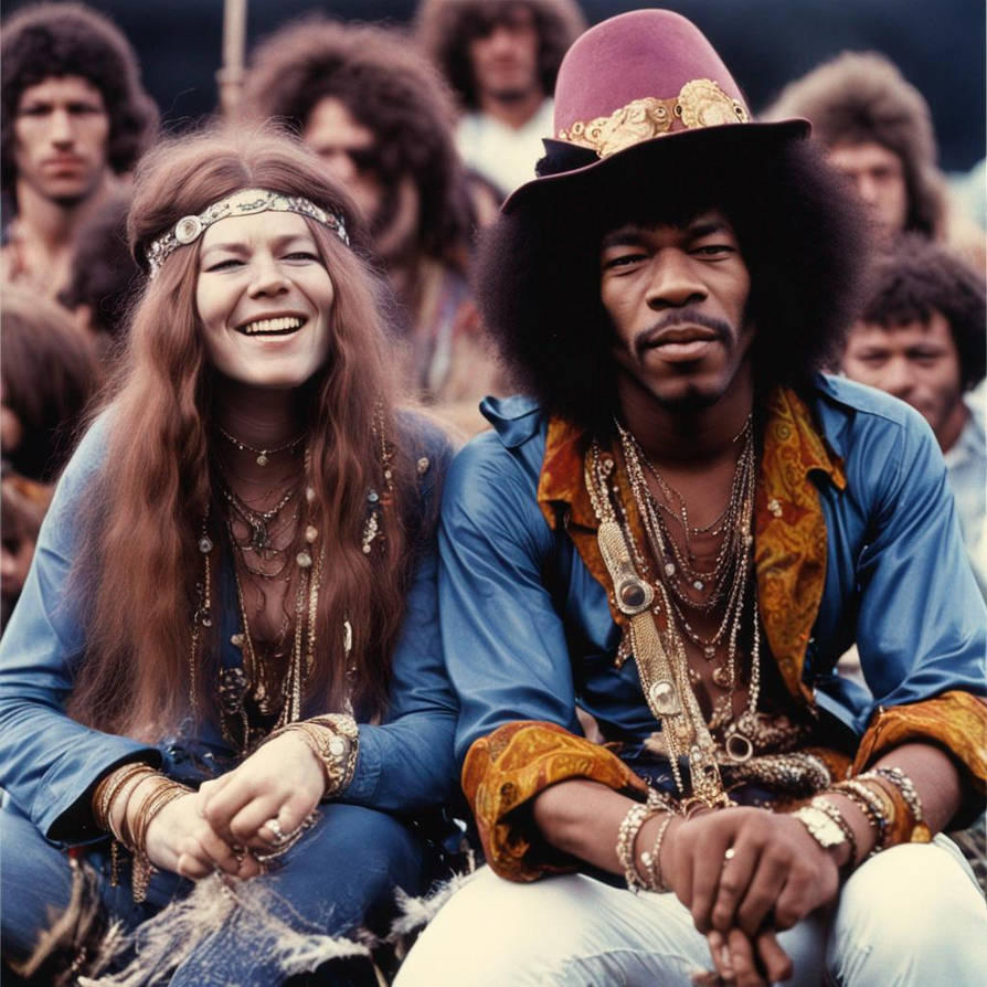 Janis Joplin And Jimi Hendrix Woodstock 1969 Pic 1 by creedjos on DeviantArt