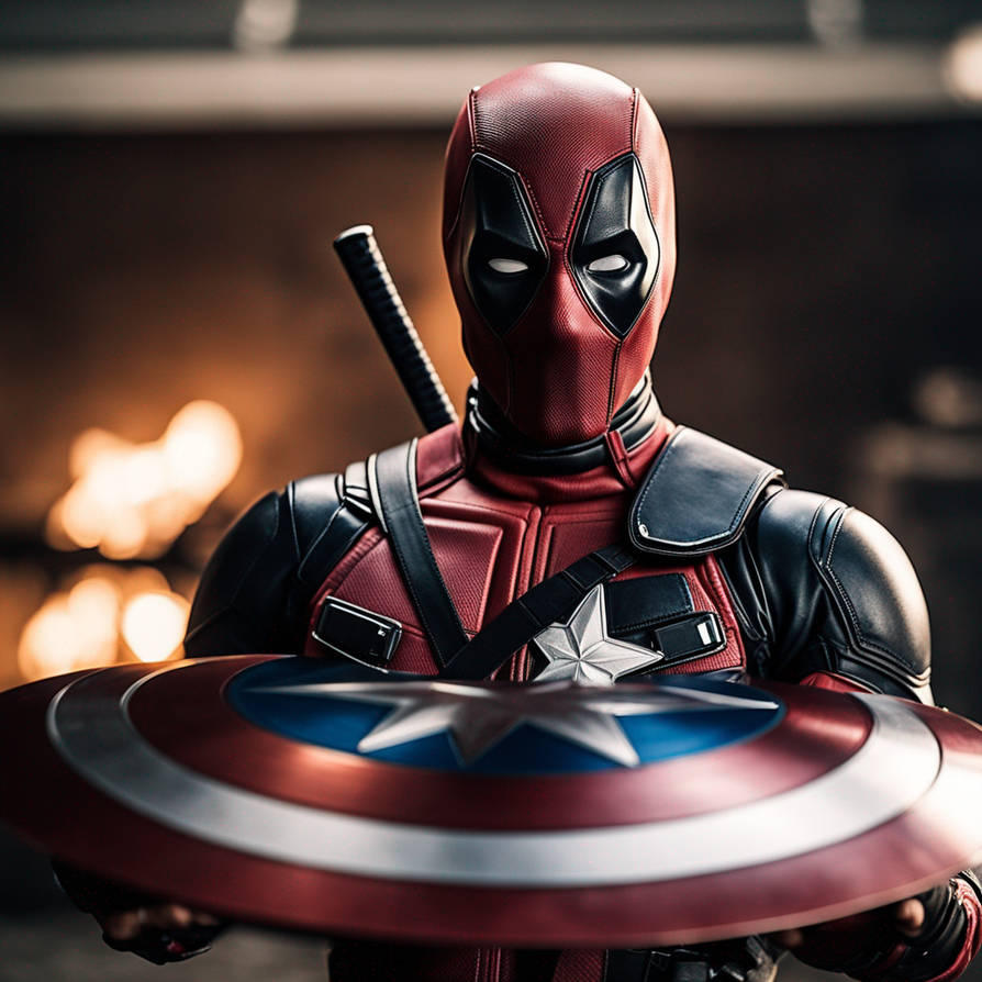 Deadpool Cap's Shield 1 by creedjos on DeviantArt