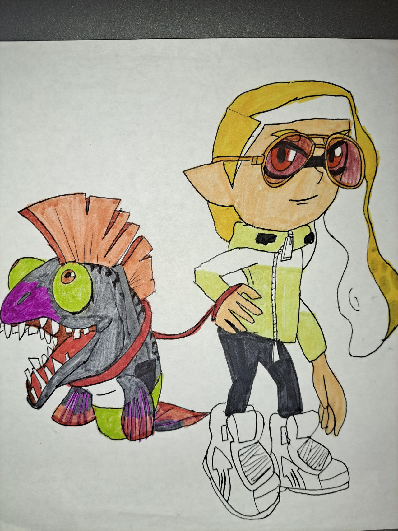 Splatoon Chumpling Walking A Chum- Splatoon by Nemuri01 on DeviantArt