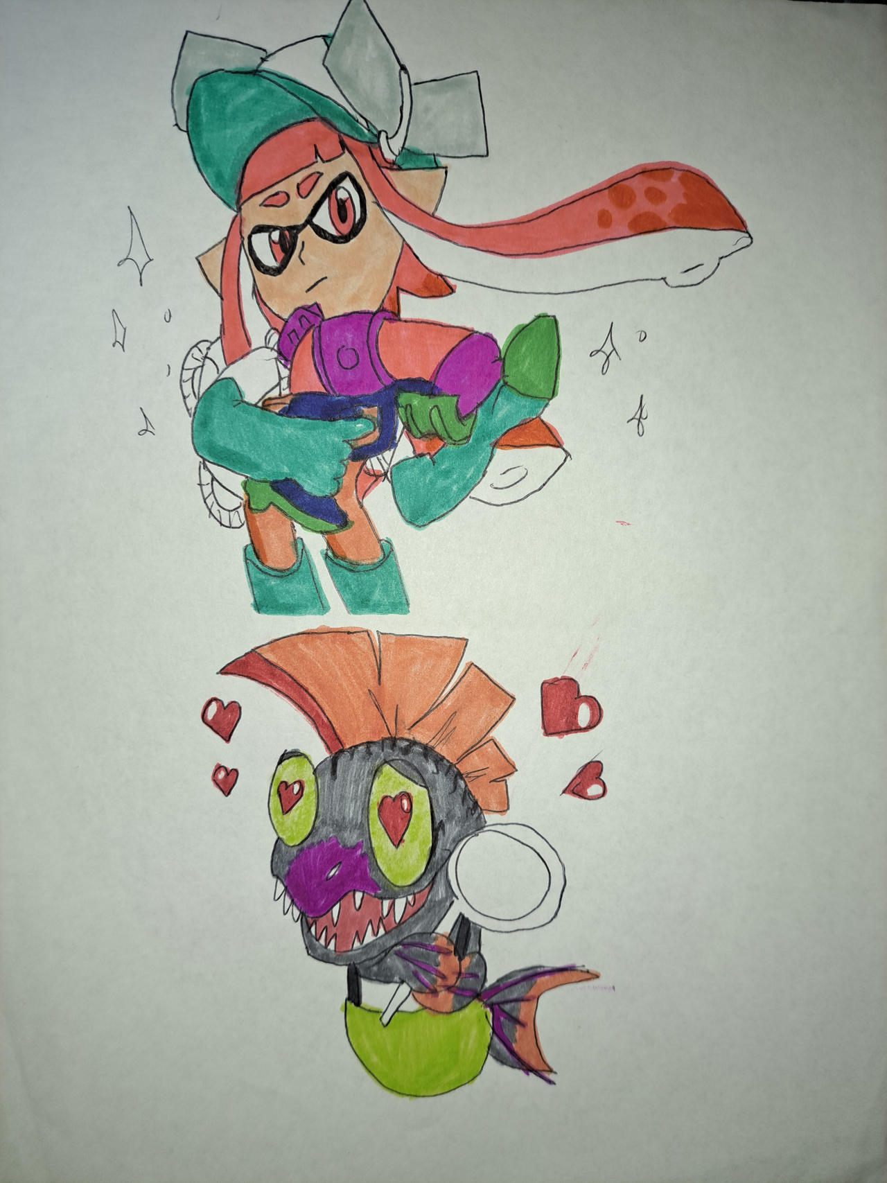 Splatoon- Friendly Salmonid by Nemuri01 on DeviantArt