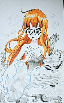 Futaba Sakura In The Ocean