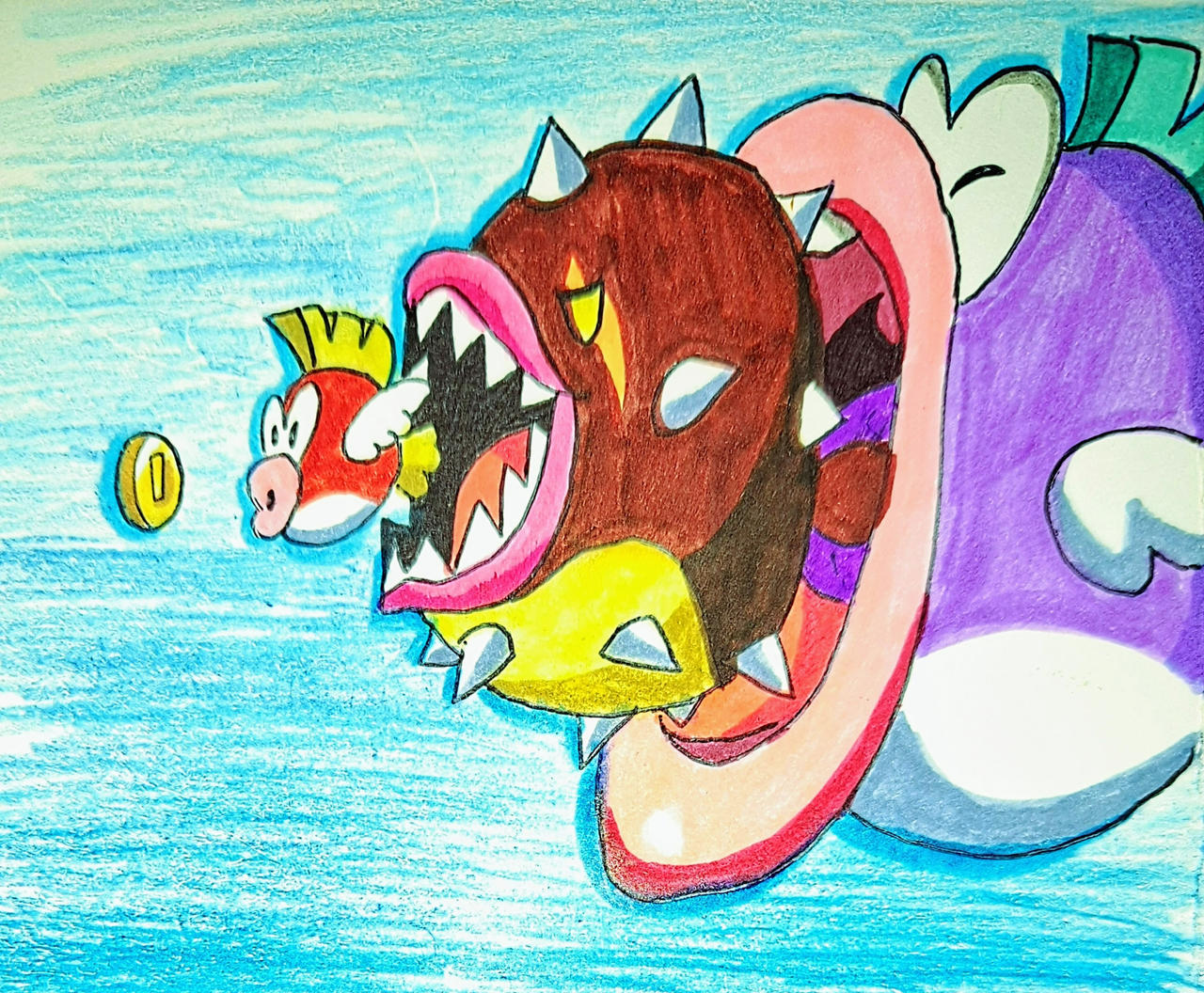 Mairo Fish Mario Water Land, FIsh Eat Fish by Nemuri01 on DeviantArt